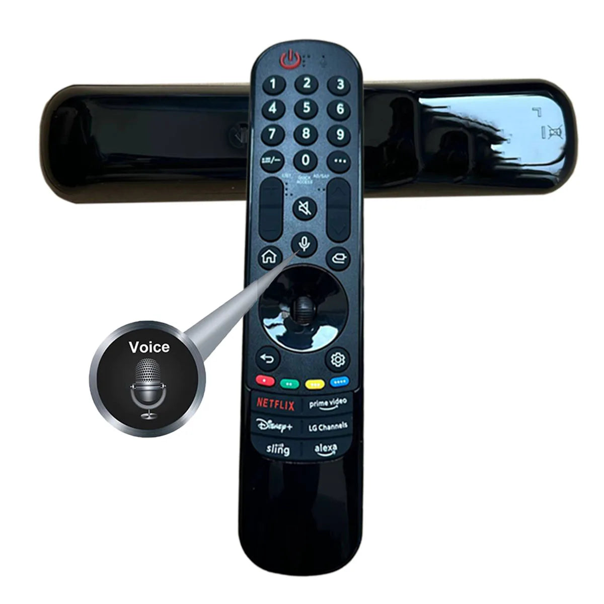 Voice Remote Control for LG Smart TVs - Compatible with Models: MR23GA, MR23GN, AKB76043112, OLED42C3PUA, OLED55C3PUA, OLED83C3PUA - Works with UHD OLED TVs