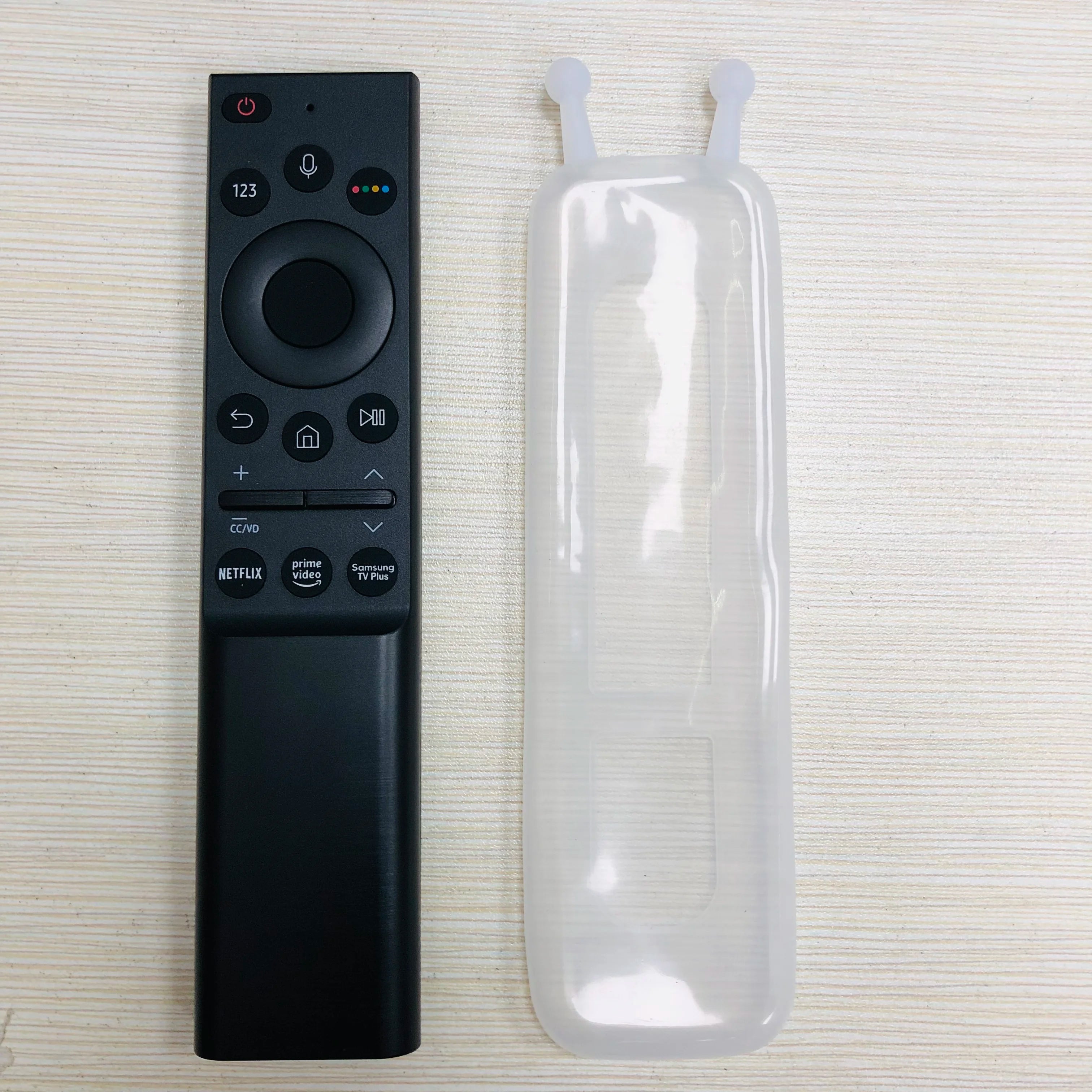 New BN59-01363A Smart Voice Remote for Samsung QLED TVs Compatible with RMCSPA1AP1, UN65AU8000FXZA & Other Samsung QLED Smart TVs