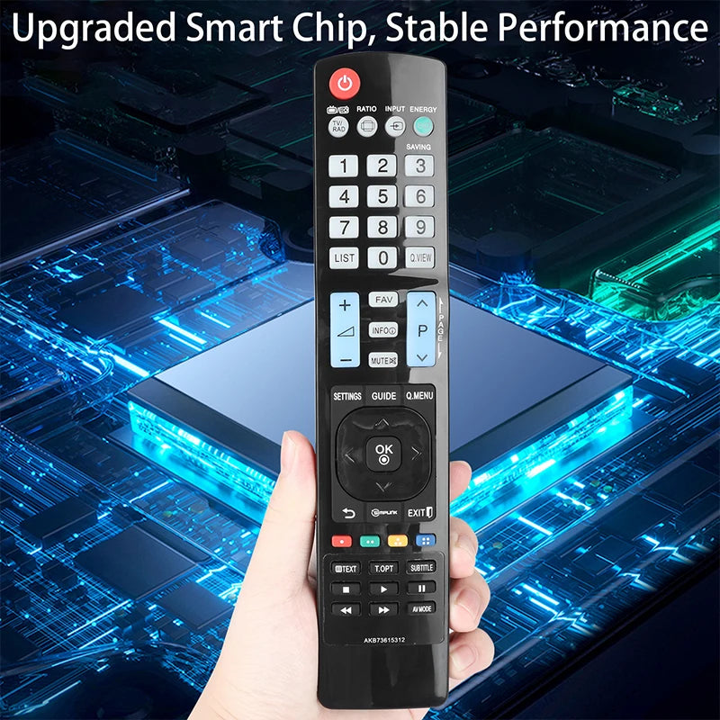 Replacement Remote Control for LG TVs - Compatible with Model AKB73615312 and TVs: 32LD350C, 32LS570S, 37LS570S, 42LS5600, 42LS5650, 42PA4500, 47LS4600, 50PA4500, 50PA4520, 55LS5650