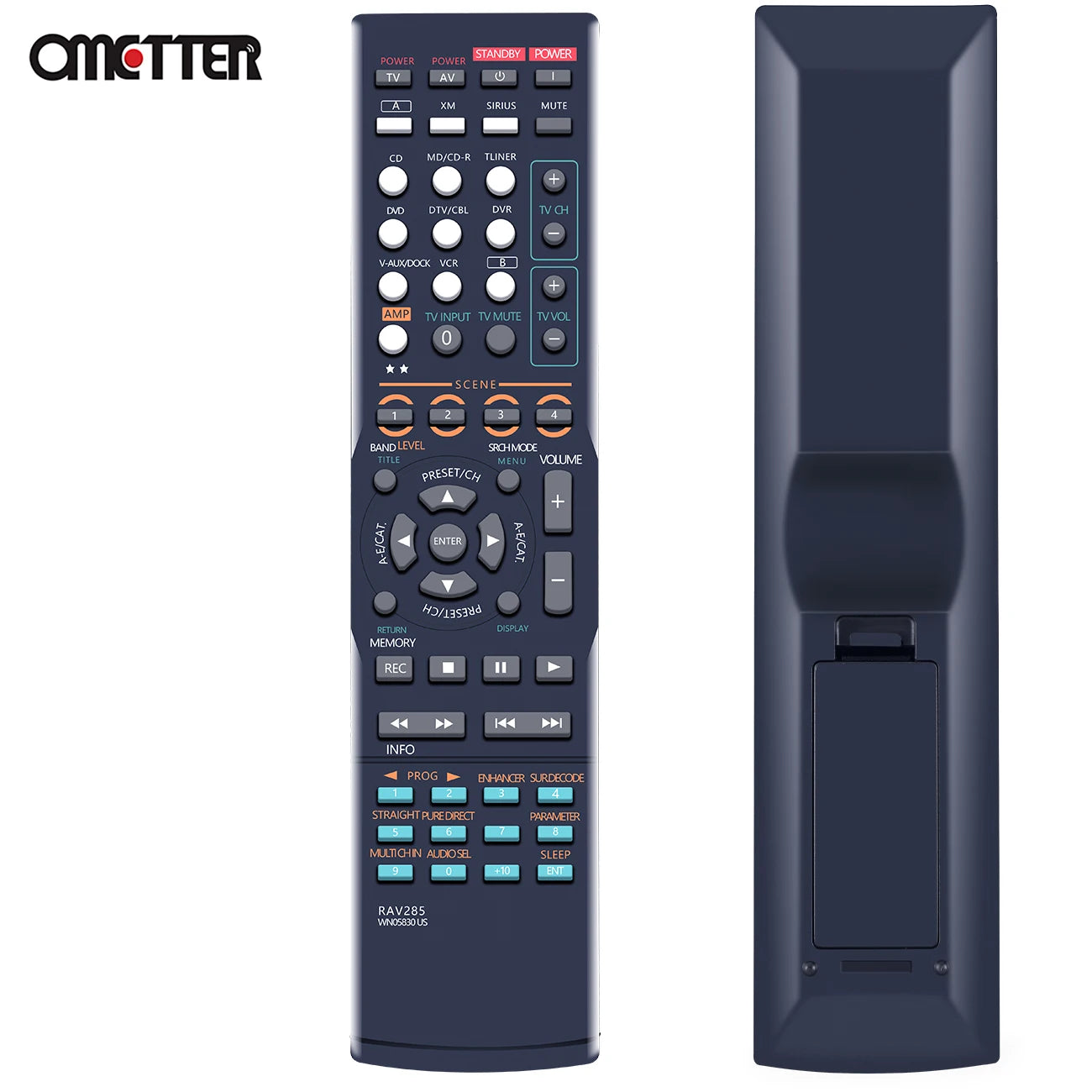 New RAV285 WN05830 Fit for Yamaha Home Theater System Remote Control HTR-6040 WN05780 WN05810US RX-V2300