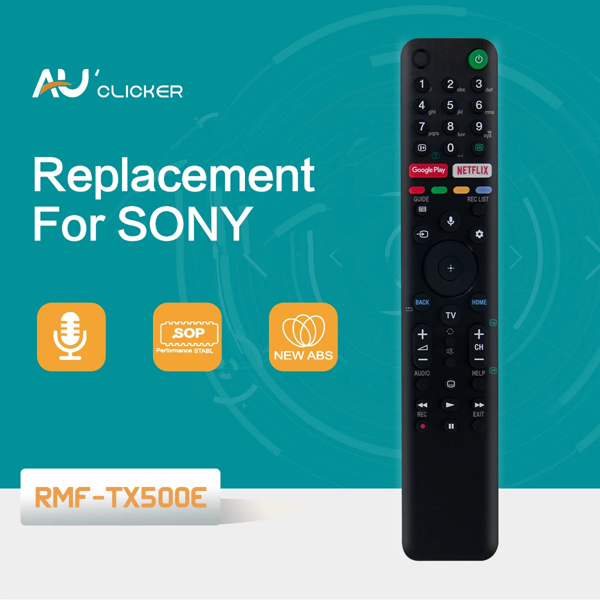 RMF-TX500E SMART Voice TV Remote control For Sony LED TV with google play netflix Button