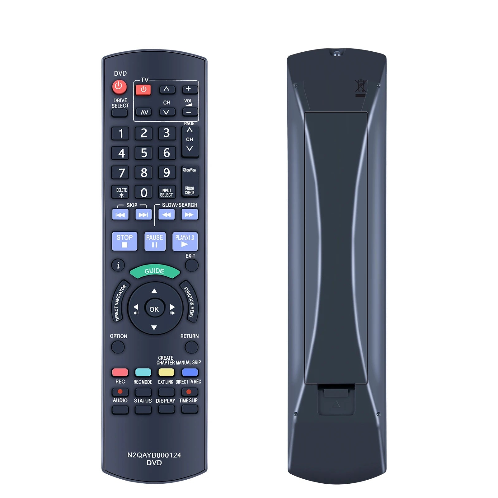 NEW N2QAYB000124 Remote Control For Panasonic DVD Recorder DMR-EH575 DMR-EH585