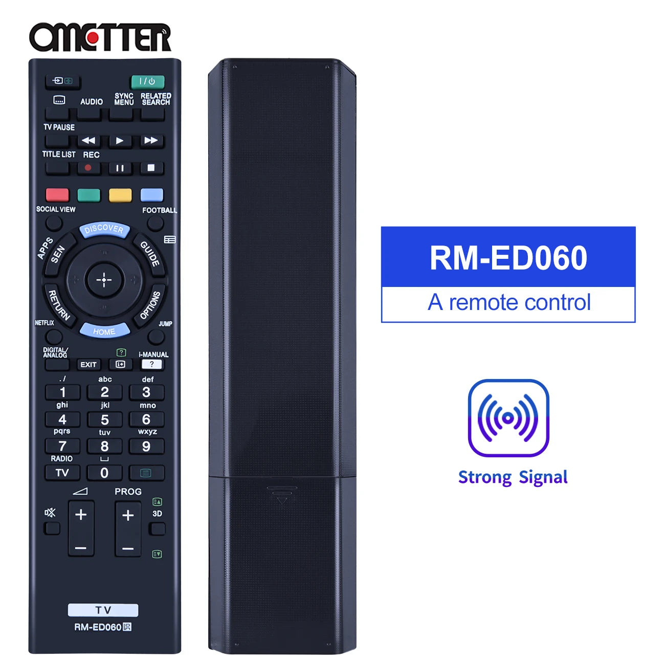 NEW RM-ED060 for Sony TV Remote Control KDL-42W815B KDL-42W817B KDL-42W828B