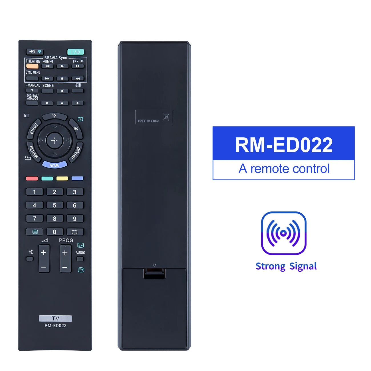 RM-ED022 for Sony TV Remote Control KDL-37EX402 KDL-32BX300 KDL-32NX500 KDL-40NX500 KDL-32BX400 KDL-40BX400 KDL-22EX302