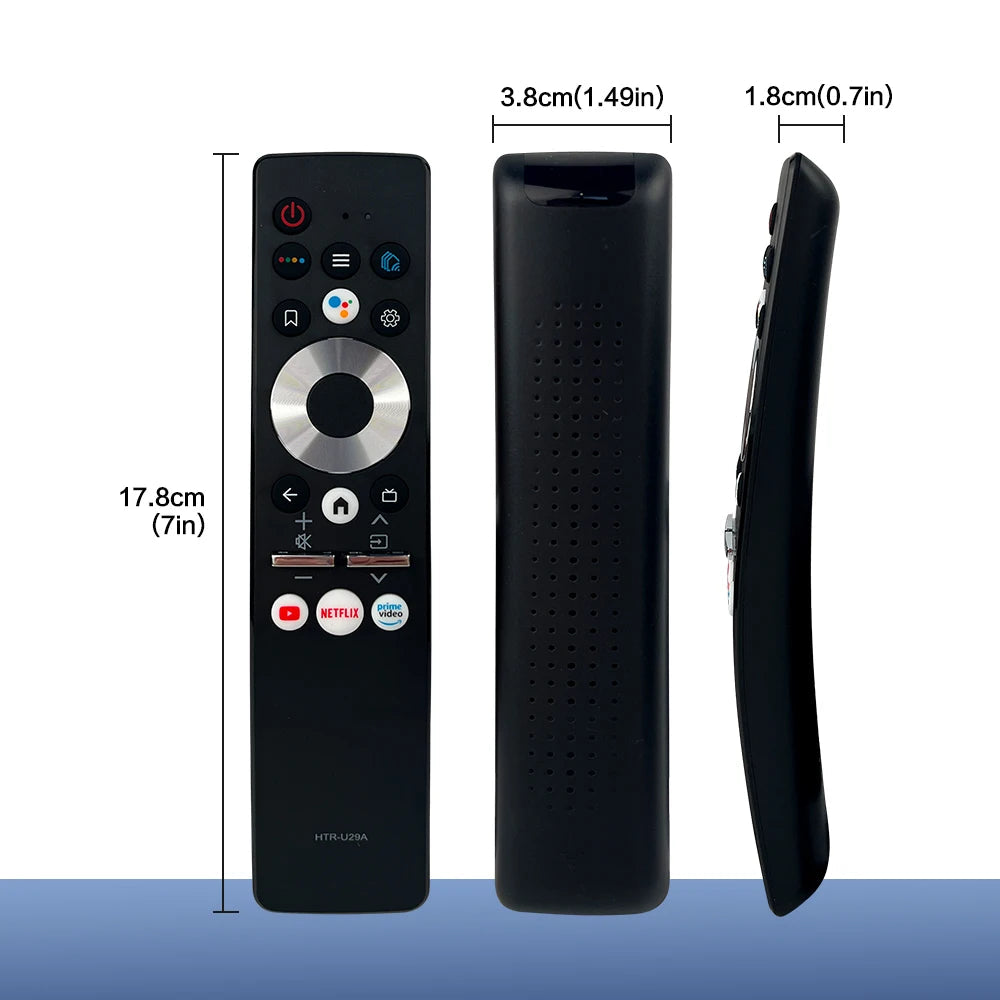 HTR-U29R Voice Wireless Remote Control for Haier Smart TVs: Compatible with H50K6UG, H55K6UG, H65K6UG, BX2, and DX Models