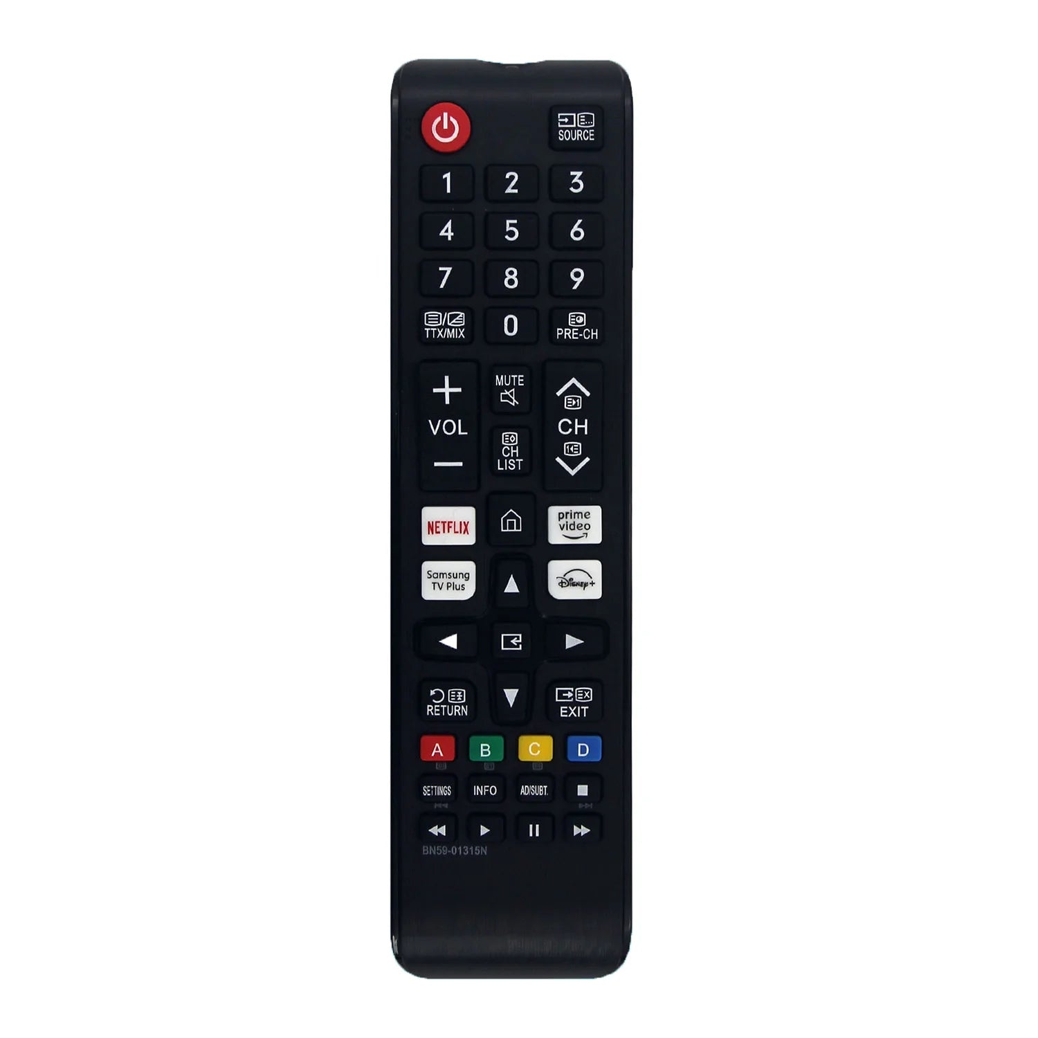 Samsung Smart TV Remote Control – Compatible with BN59-01315A, BN59-01315D, BN59-01315B, BN59-01315N & TU-7000 Series