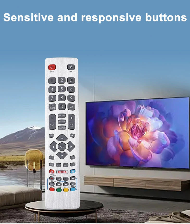 Remote Control SHWRMC0115 For Sharp Aquos Smart LED TV IR Controle With Netflix Youtube 3D Button Fernbedienung