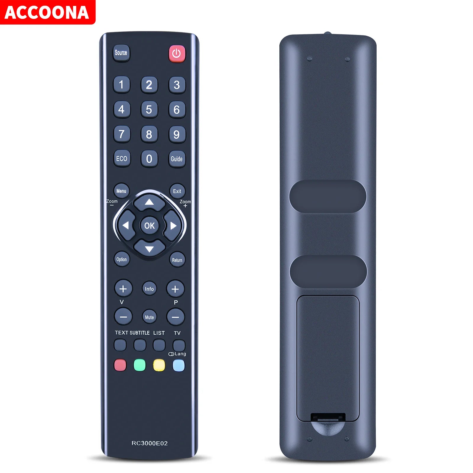 RC3000E02 Remote Control Use for TCL THOMSON LED LCD Smart TV