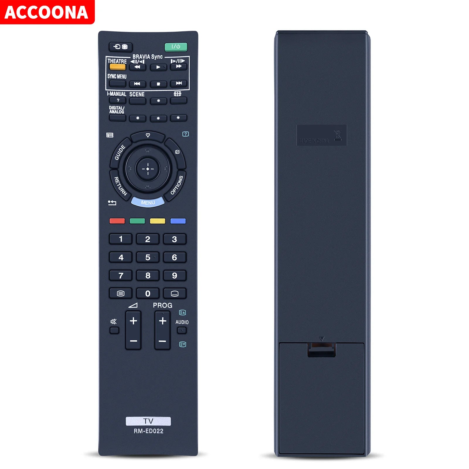 RM-ED022 RM-YD035 Remote Control for Sony TV KDL-22EX302 KDL-32EX401 KDL-37EX402 KDL-32BX300