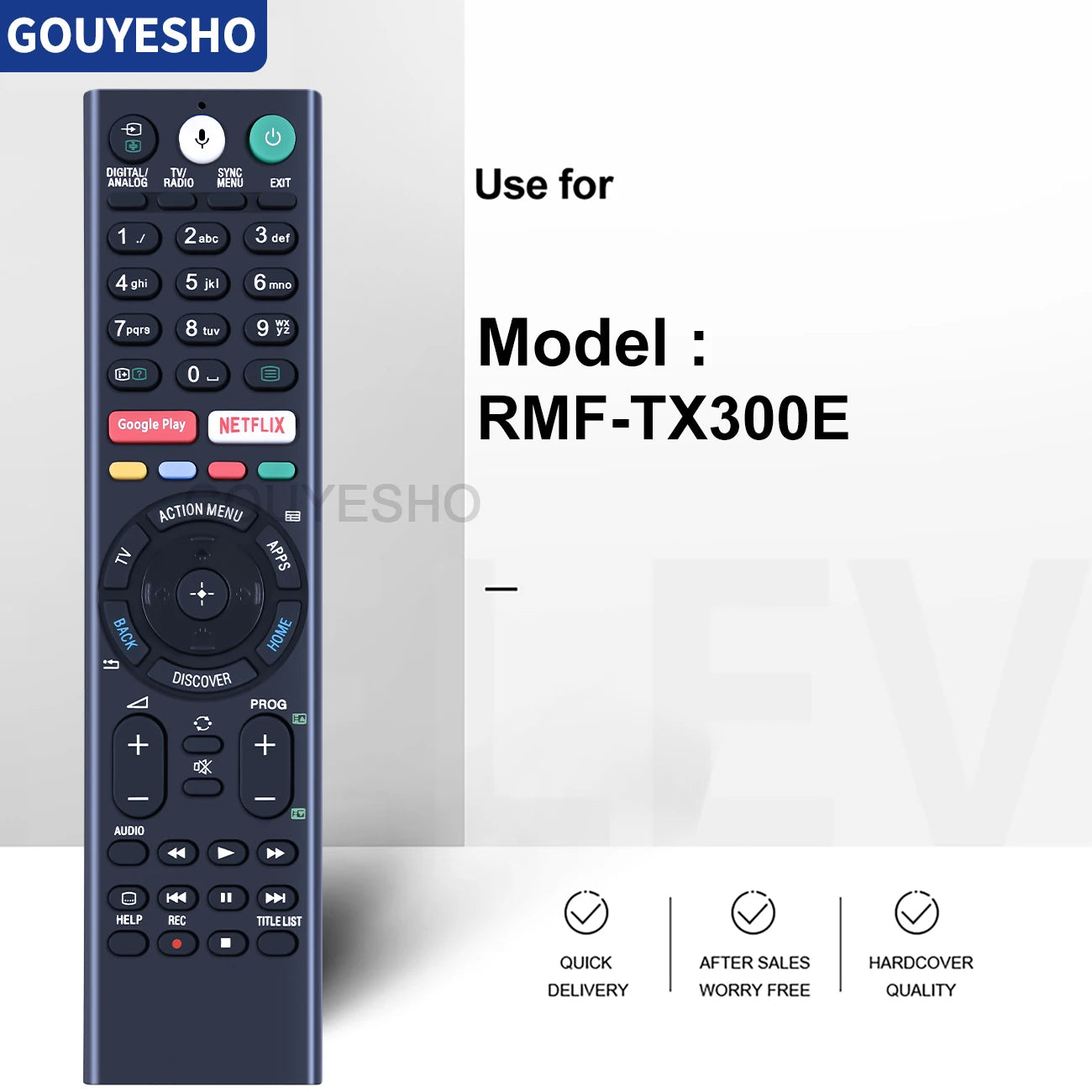 Sony Ultra HD Smart LED TV Remote Control with Voice RMF-TX300E RMF-TX200P TX200E TX200A RMF-TX310U TX300P TX310P TX300U TX310E