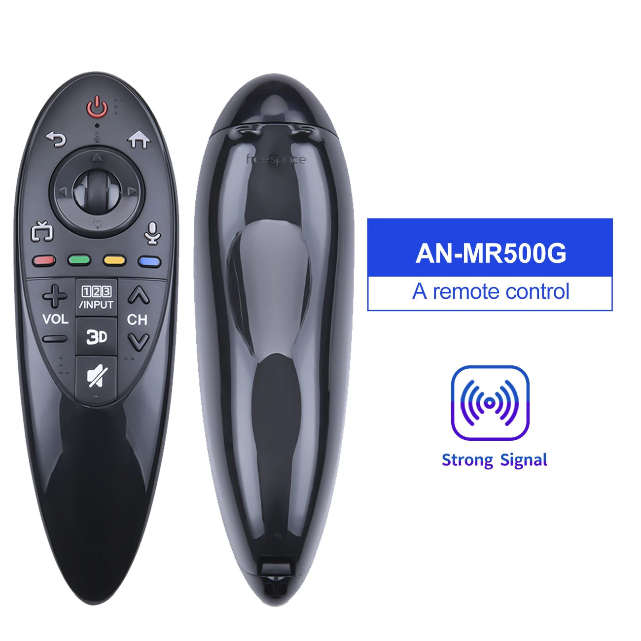 Replacement MAGIC Remote Control for LG Smart 3D TVs - Compatible with AN-MR500G, UB, UC, EC Series LCD TVs (Dynamic Function, No Voice)