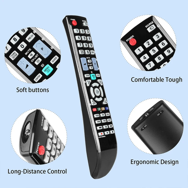 AA59-00484A Remote Control For Samsung TV LE19D450 LE32D450 LE37D550 LE37D580 LE40D550 PS43D450 PS51D450 PS43D450A PS51D450A