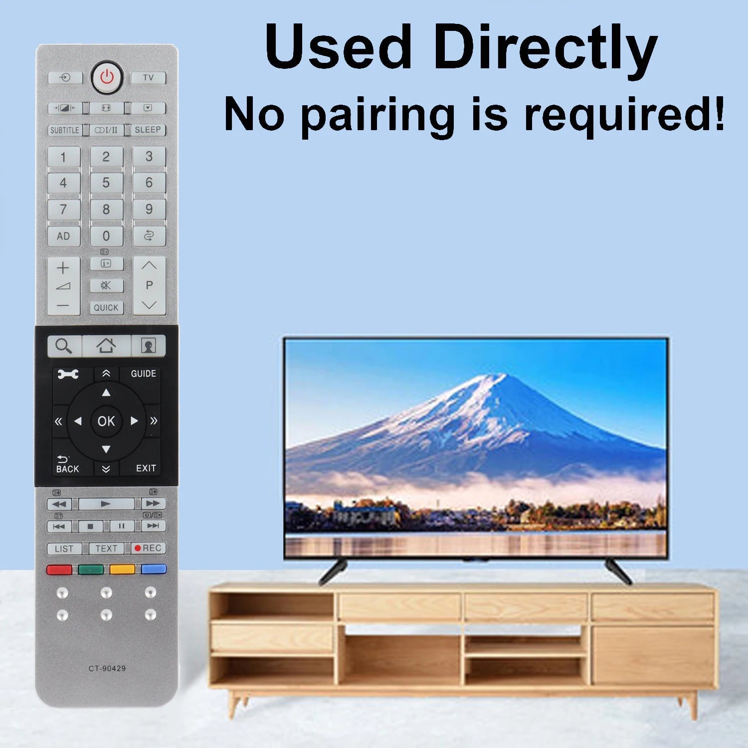 Toshiba Remote Control    4K Ultra HD TV  CT90429 CT90430 CT90427 CT90428