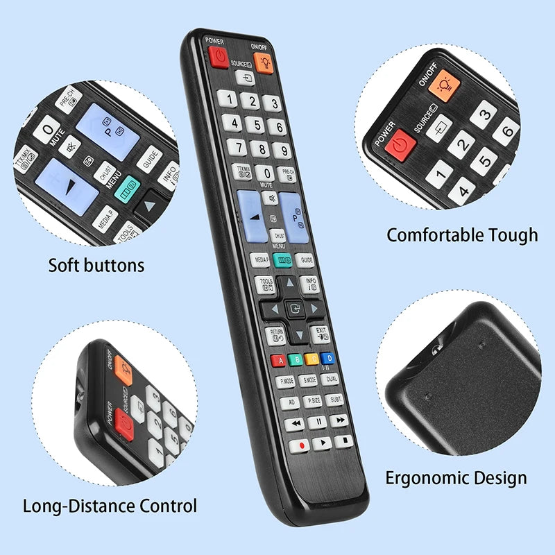 BN59-01015A Remote Control Compatible With Samsung TV UE32C5100 UE37C5100 UE40C5100 UE46C5100 UE37C5100QW