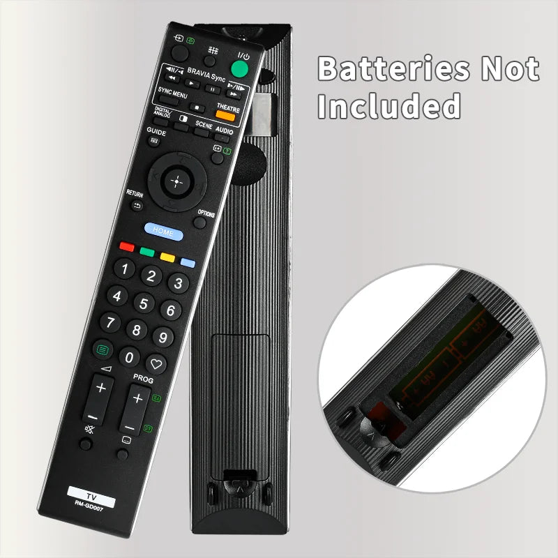 RM-GD007 Replacement Remote Control for Sony TV - Compatible with KDL-20S4000, KDL-26S4000, KDL-32V4000, KDL-32W5500, KDL-37S4000