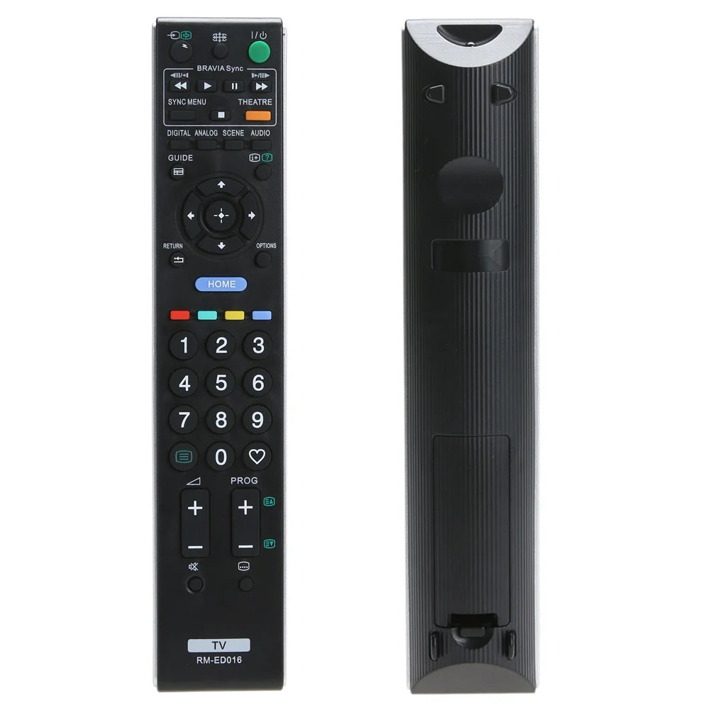 Replacement Wireless Remote Control Battery-powered Black for Sony RM-ED016 TV