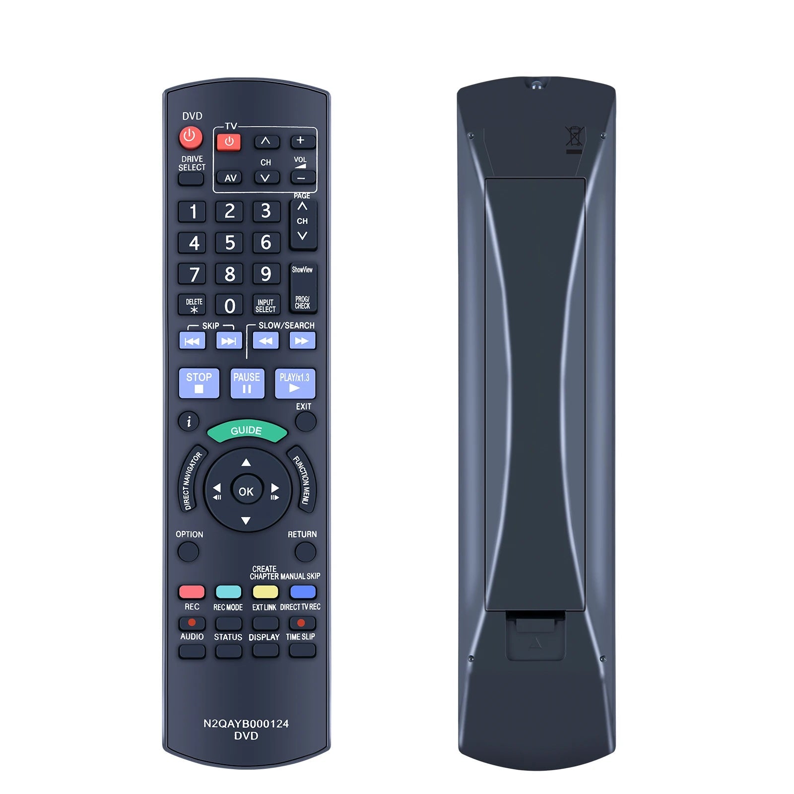 Remote Control N2QAYB000124 For Panasonic DVD N2QAYB000125