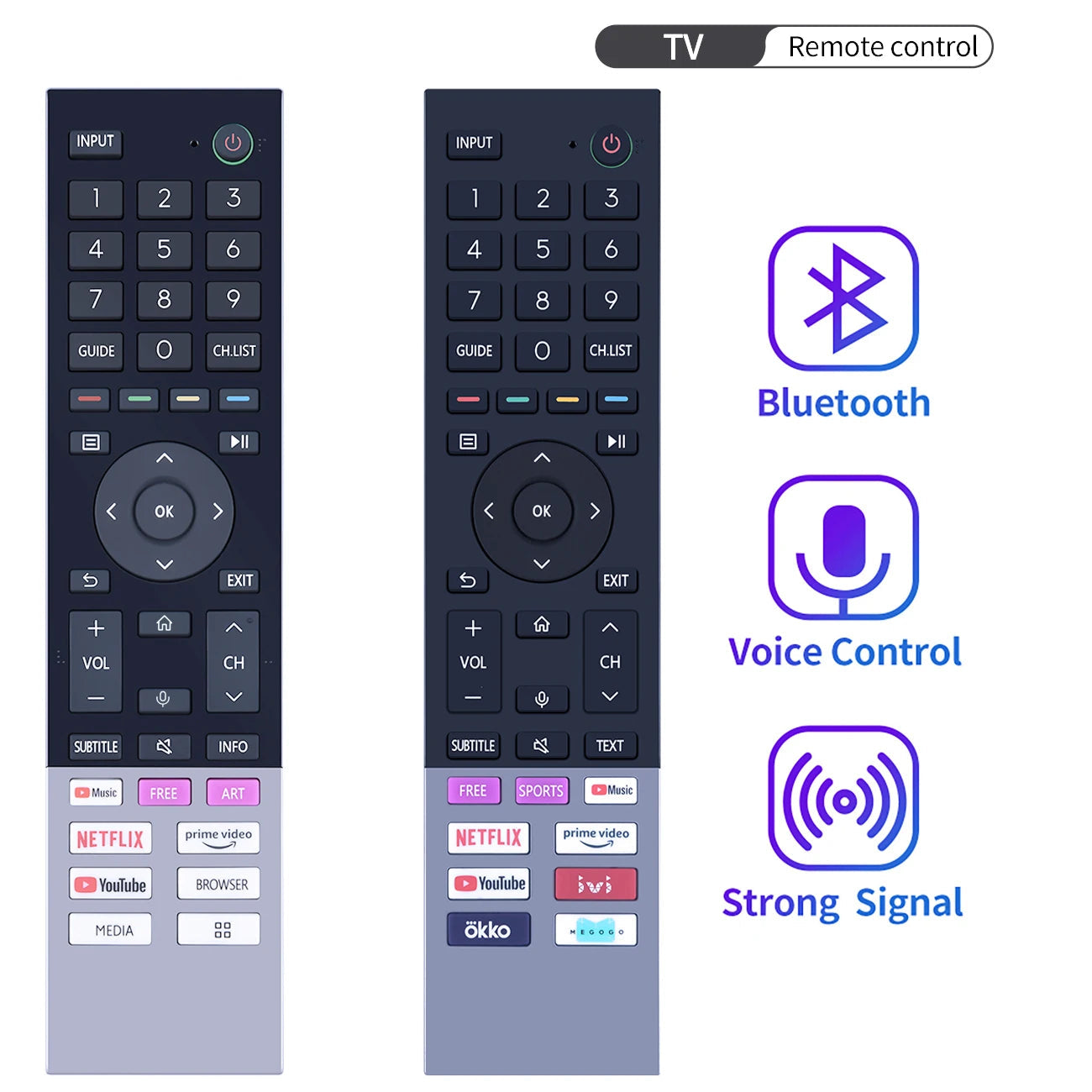 Voice Bluetooth Remote Control for Toshiba CT-95036 CT-95037 65C350KE 65M550KE 55C350KE 4K Ultra HD Smart LED Google Android TV