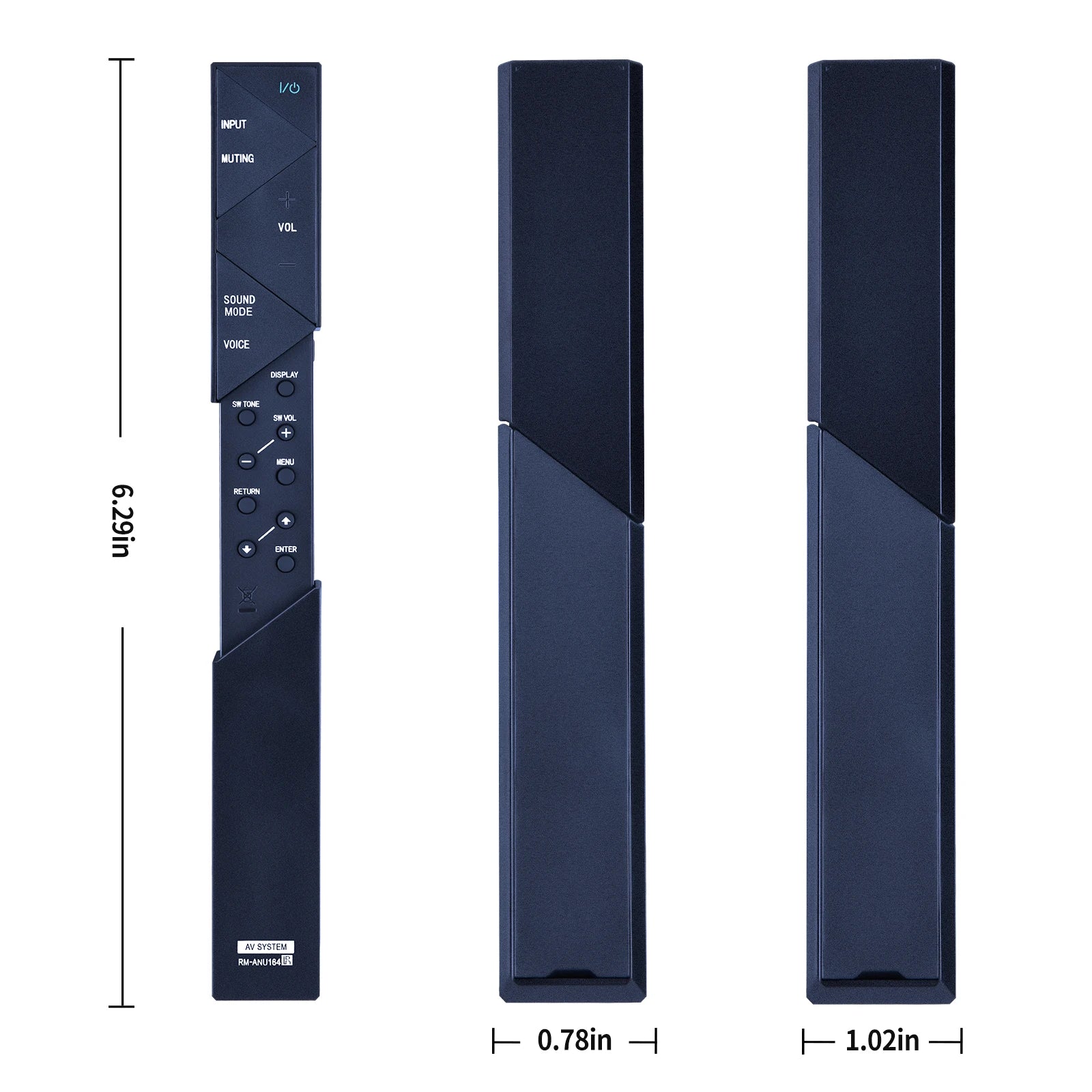 Soundbar Remote Control Replacement RM-ANU164 for Sony Sound Bar HT-ST7 SA-ST7 SA-WST7 RM-ANU165 HT-ST3 SA-WST3 SS-ST3