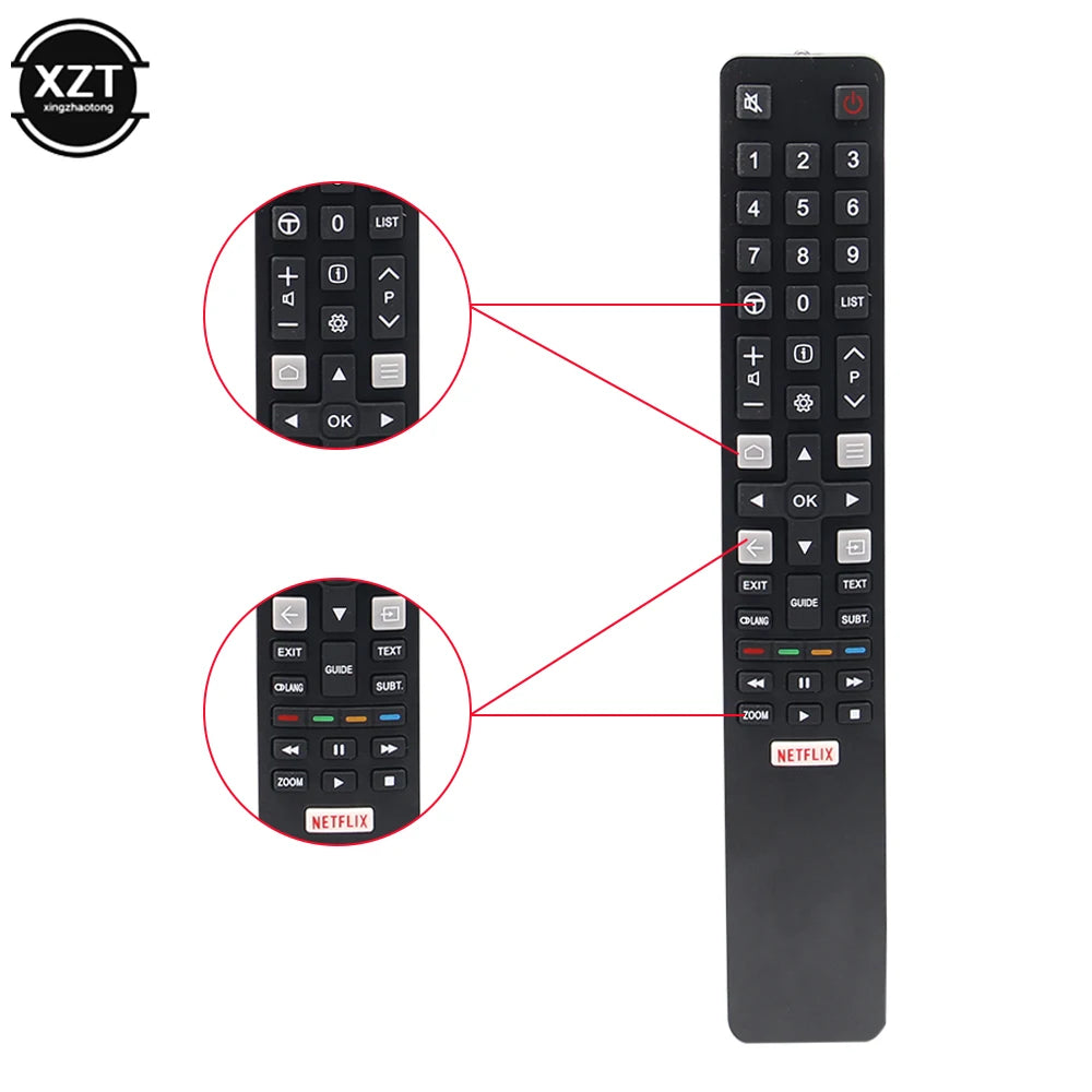 RC802N Smart Remote Control  For TCL TV YUI1 YAI2 YLI3 65P20US U43P6046 U55C7006 U49P6046 U65P6046