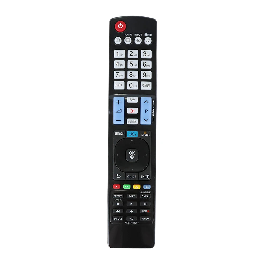 NEW Universal TV Remote Control Replacement for LG Smart 3D LED HDTV - Compatible with Models: AKB73615303, AKB72915235, AKB72914276, AKB72914043, AKB72914041, AKB73295502