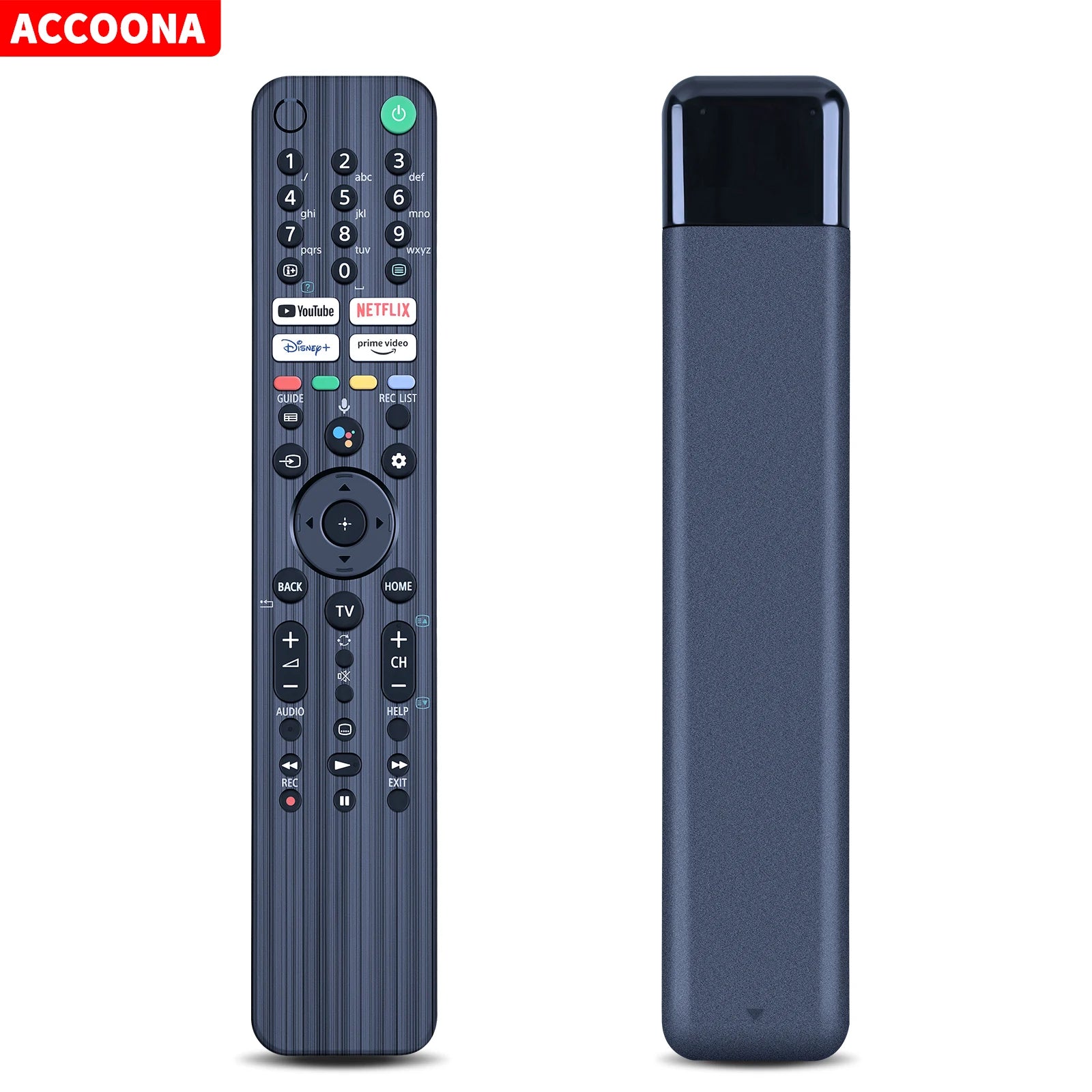 Original Sony RMF-TX520E Remote Control Replacement for Sony Smart TVs KD-65X80J, KD-75X80J