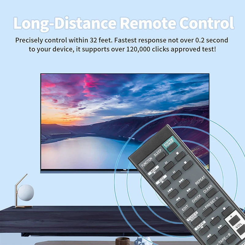 RM-S33 Remote Control For Sony Audio System HCDH801 MHC701 MHC-701 MHC-801 MHC-S30 MHC801 MHCS30 STD777ES