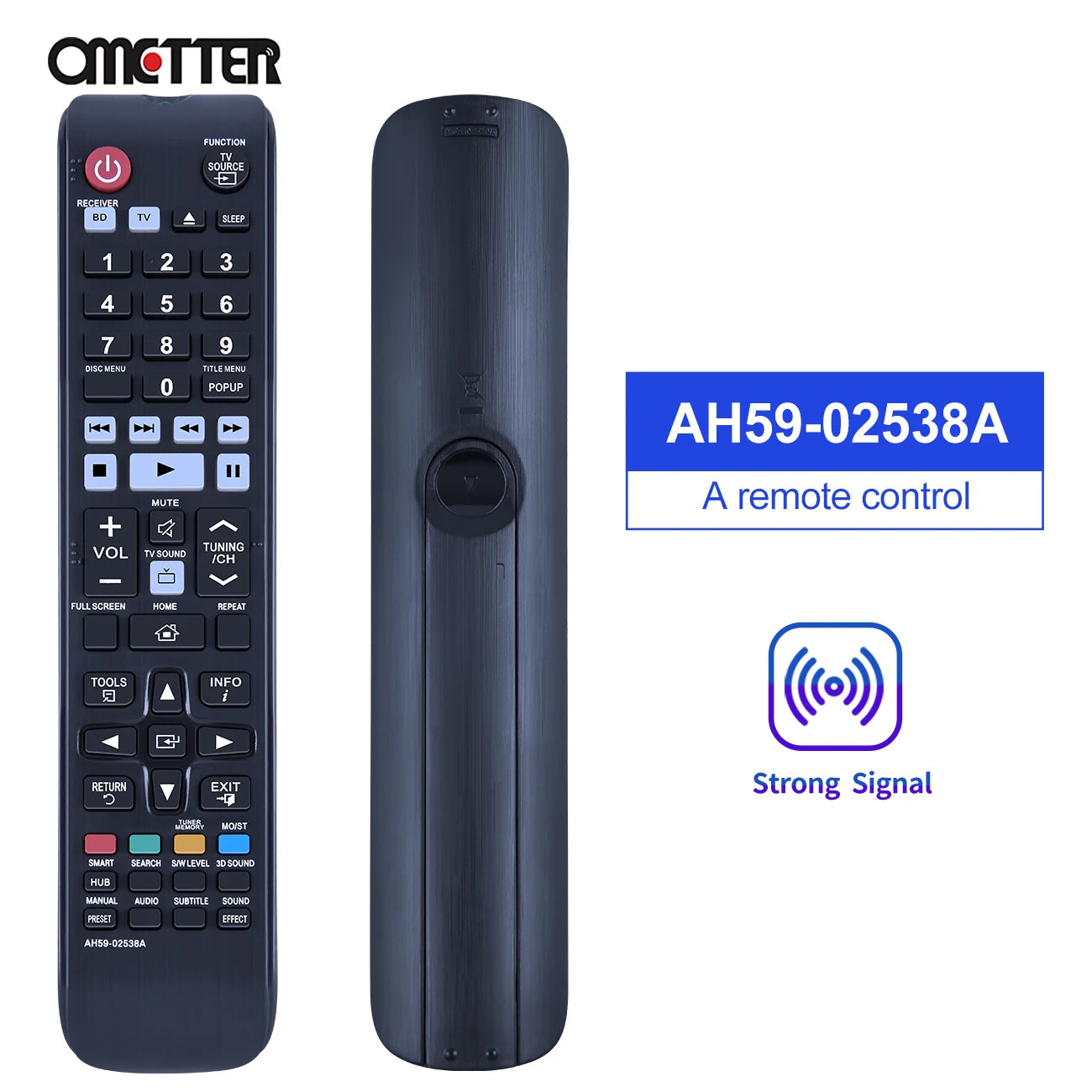 New AH59-02538A / AH59-02537A Remote Control for Samsung Blu-ray Home Theater Systems Compatible with Models: T-F6500W, HT-F5500, HT-F6500, HT-F6530