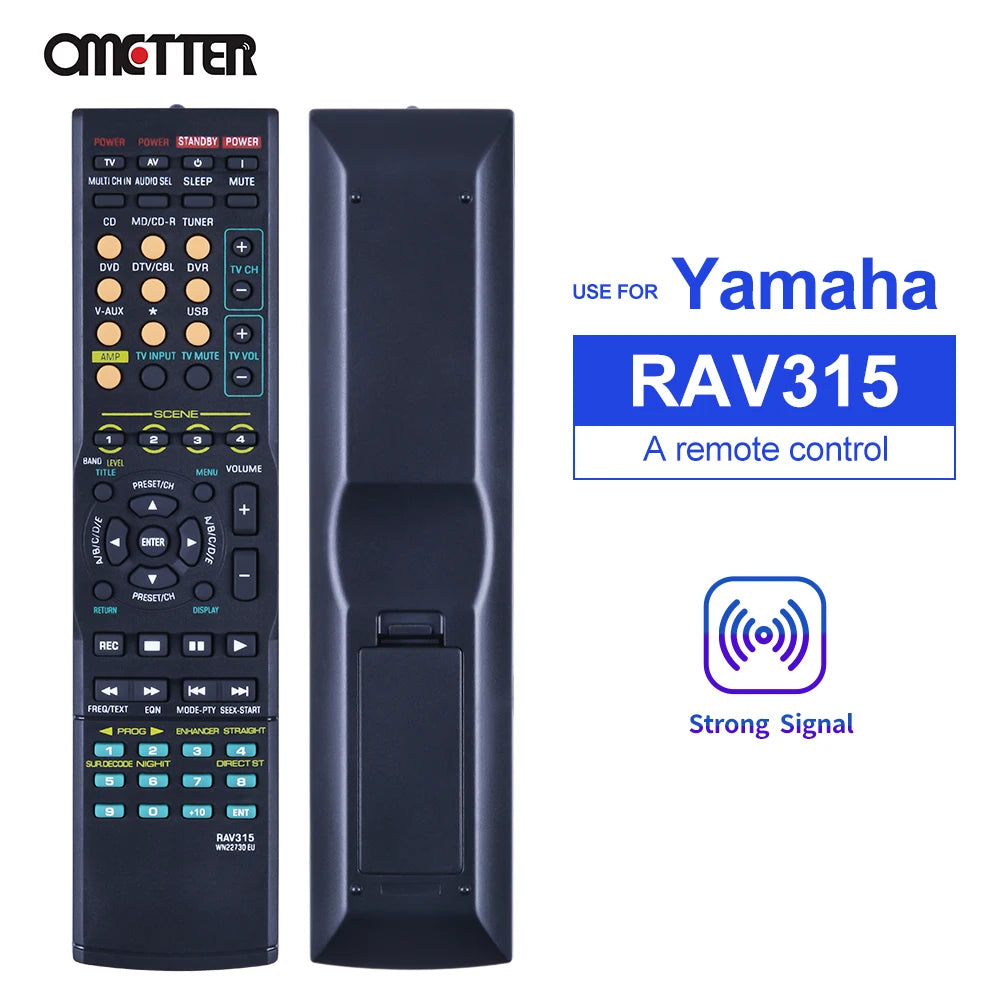 RAV284 WN05820 EX RAV315 WN22730 EU for Yamaha Remote Control AV Receiver RX-V363 RX-V363-B RX-V365