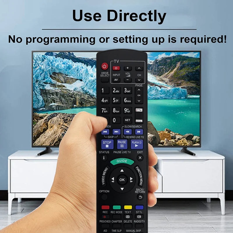 N2QAYB001058 Remote Control For Panasonic TV Long Service Life Convenience To Use Infrared Remote Durable Easy Install