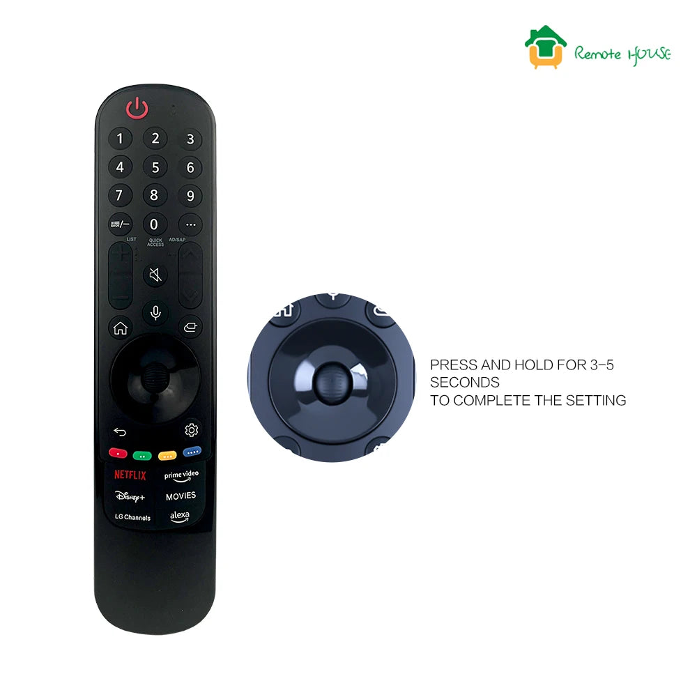 AKB76043105 Magic Voice Remote MR23GA Replacement for  UHD OLED QNED NanoCell Mini 4K 8K Smart TV With Voice Pointer