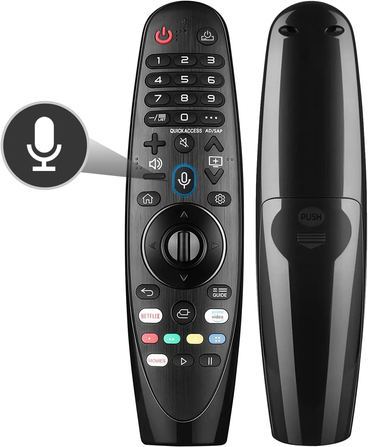 Universal LG Smart TV Remote   with Voice Function for  AN‑MR600 AN‑MR600G AM‑HR600 AM‑HR650A