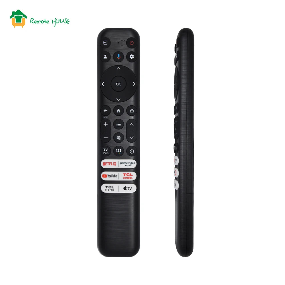 RC813 FMB1 Replacement for TCL Voice Remote Control Compatible with TCL Q550G Q650G Q670G Q750G S370G LED UHD QLED Smart TVs