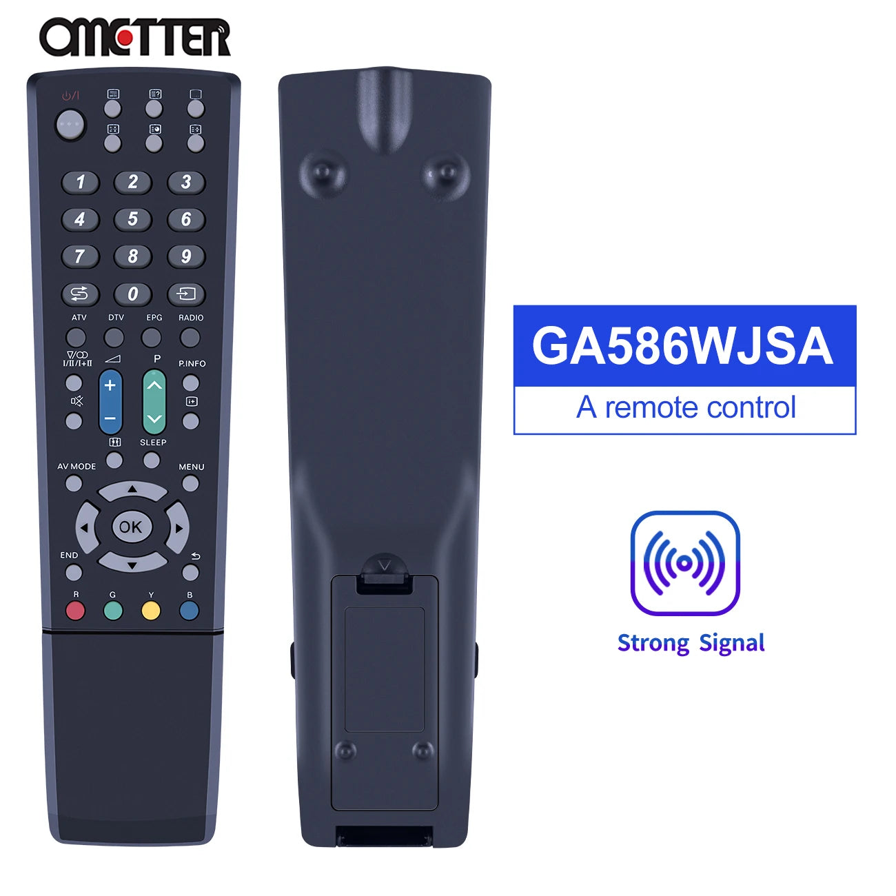 New GA586WJSA Replaced Remote Control Fit for SHARP TV LCD D65E D653E DH65E DH65S