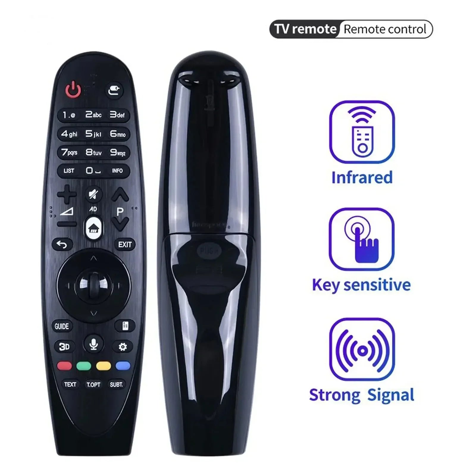 AN-MR600 Magic Remote Control for LG Smart LED TVs - Includes Voice Function and Flying Mouse Pointer - Compatible with AN-600G, AM-HR600, AM-HR650A Models