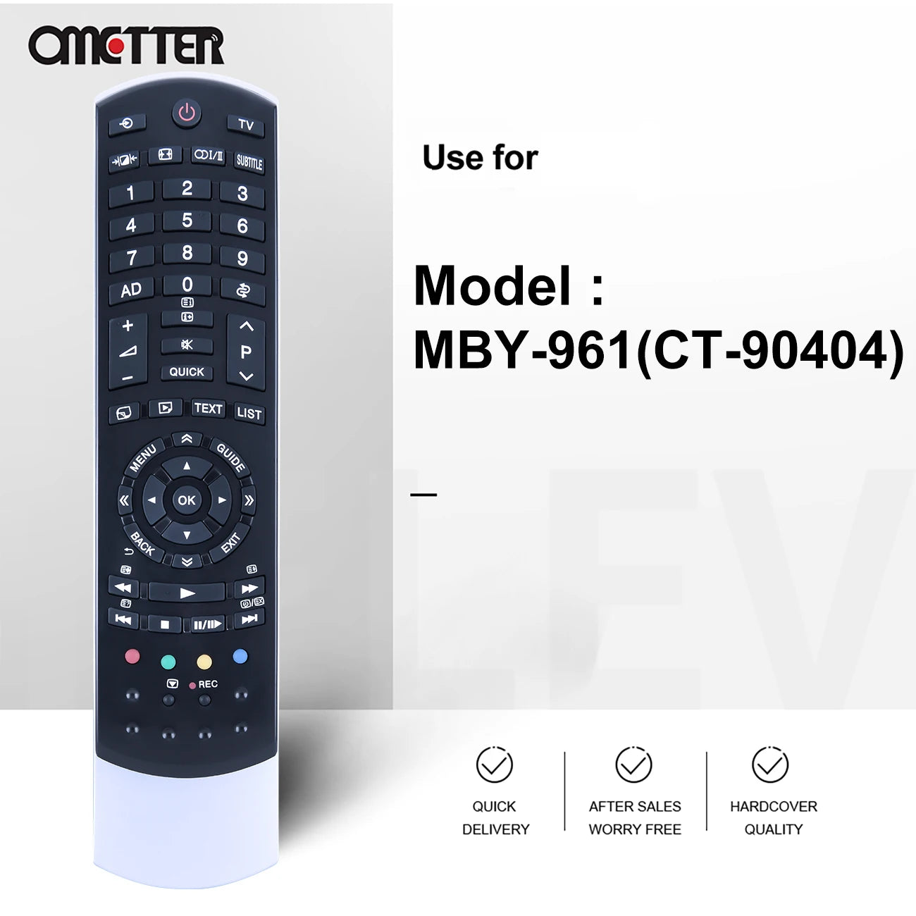 Toshiba Smart TV Remote Control CT-90366 CT-90404 CT-90405 CT-90368 CT-90369 CT-90395 CT-90408 90367 90388 32RL953 40TL938