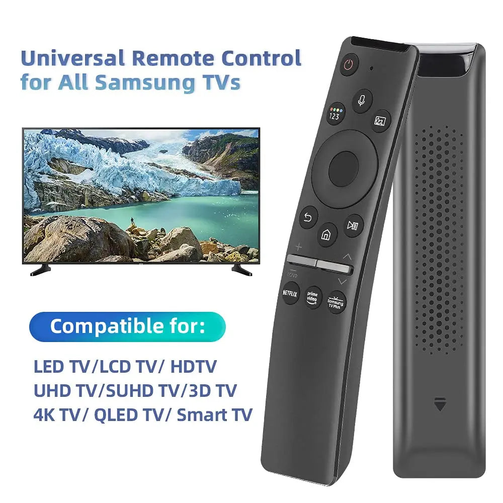 BN59-01330A / BN59-01329A Replacement Voice Remote Control for Samsung TVs Compatible with LED, QLED, UHD, SUHD, HDR, LCD, HDTV, 4K, 8K, 3D, Curved & Smart TVs