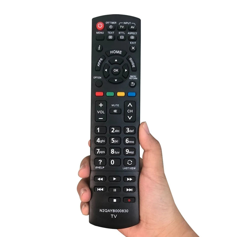 Remote Control Plastic Remote Control Compatible For Panasonic N2QAYB000830 Television