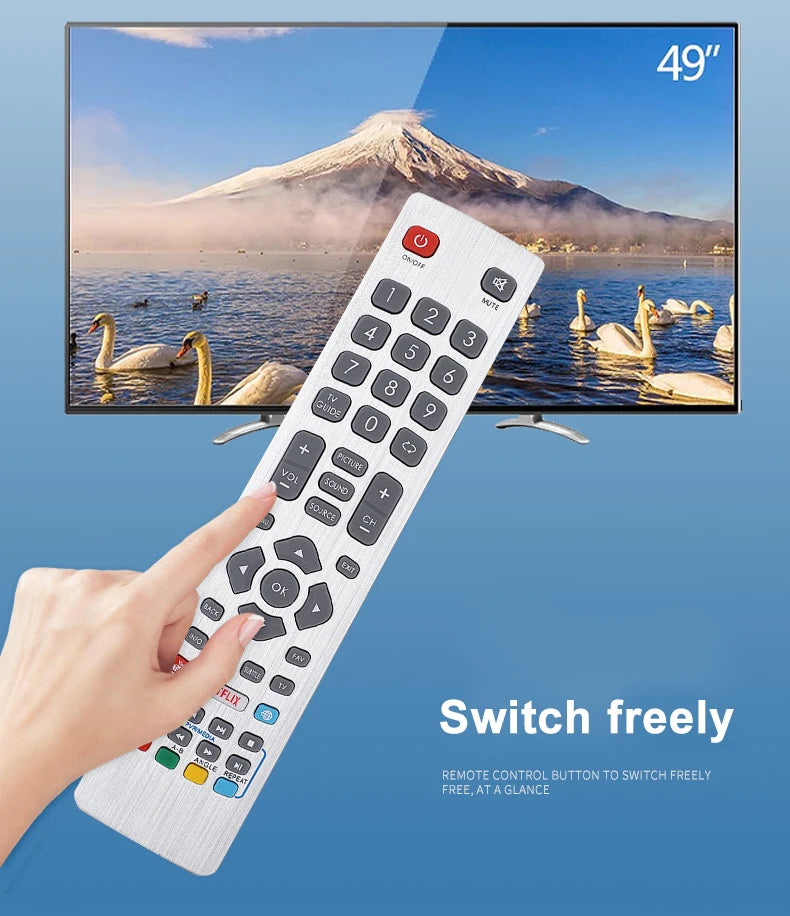 Remote Control SHWRMC0115 For Sharp Aquos Smart LED TV IR Controle With Netflix Youtube 3D Button Fernbedienung