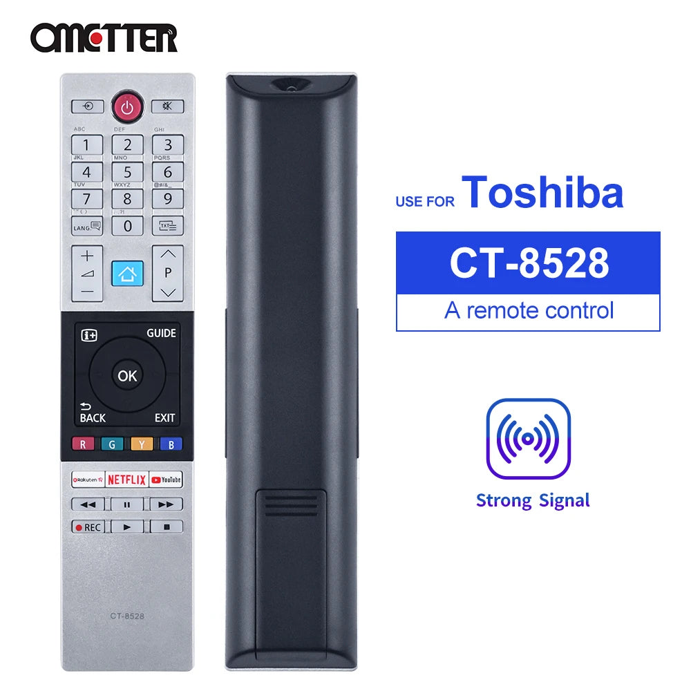 Toshiba HDTV TV Remote Control CT-8543 CT-8528 CT-8541 CT-8533 40L2863DG 32L3963DA 65U6863DG 32L3866DG