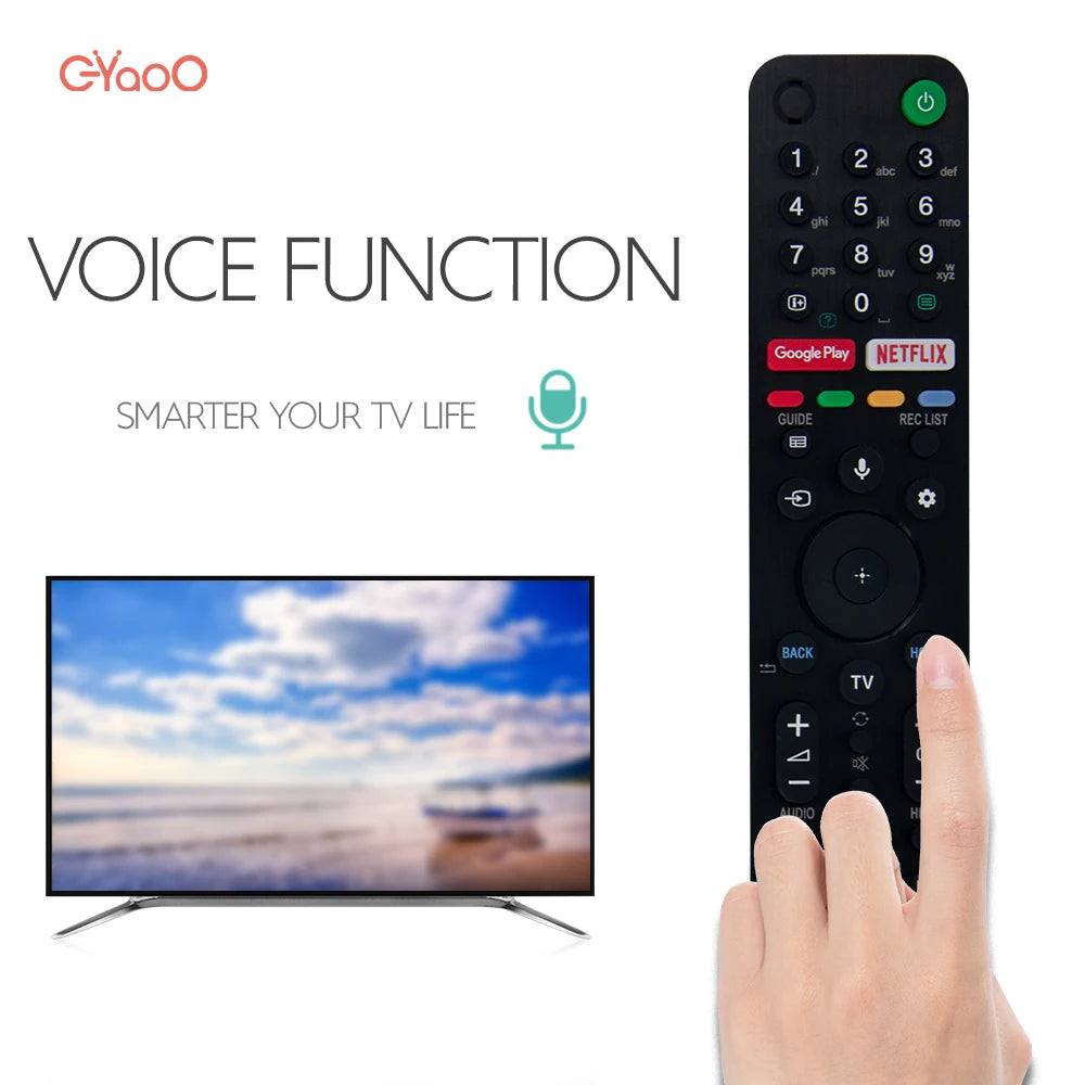 RMF-TX500E RMF-TX500P Voice Remote Control For Sony Bravia TV XG95/AG9 Series X85G Series Smart TV With Netflix Google play