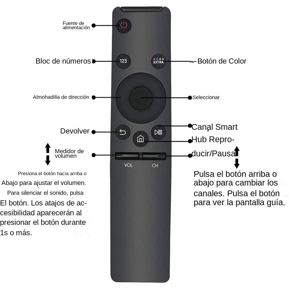 Replacement Remote Control for Samsung Smart TV Remote Control BN59-01259B BN59-01260A BN59-01259D/C 1260E HD TV Remote Control