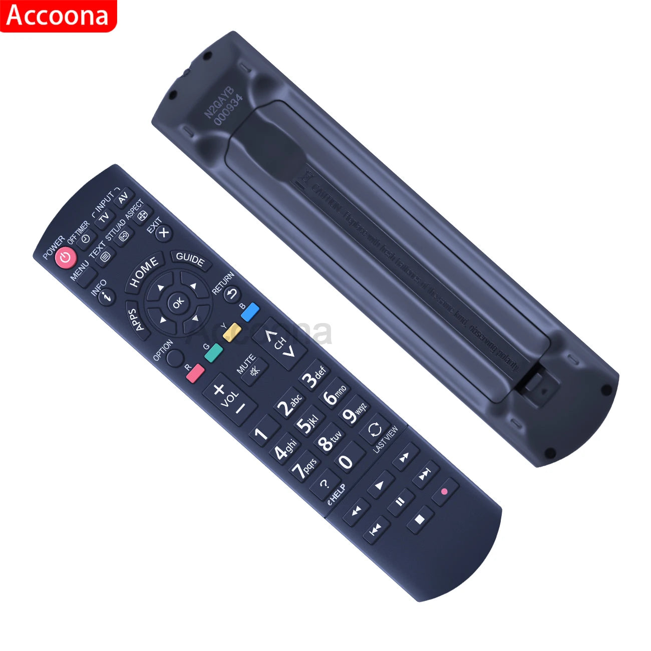 N2QAYB000934 Remote Control For PANASONIC LCD TV TH-32AS610A TH-42AS640A TH-50AS640A TH-60AS640A