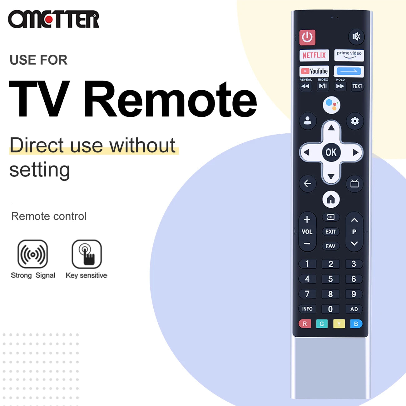 Voice Remote Control for Skyworth METZ Blaupunkt 55 Inches QLED TV 55QD7020 for NEX DIGITAL GS43G GSQ50G GSQ55G GSQ65G GSQ75G