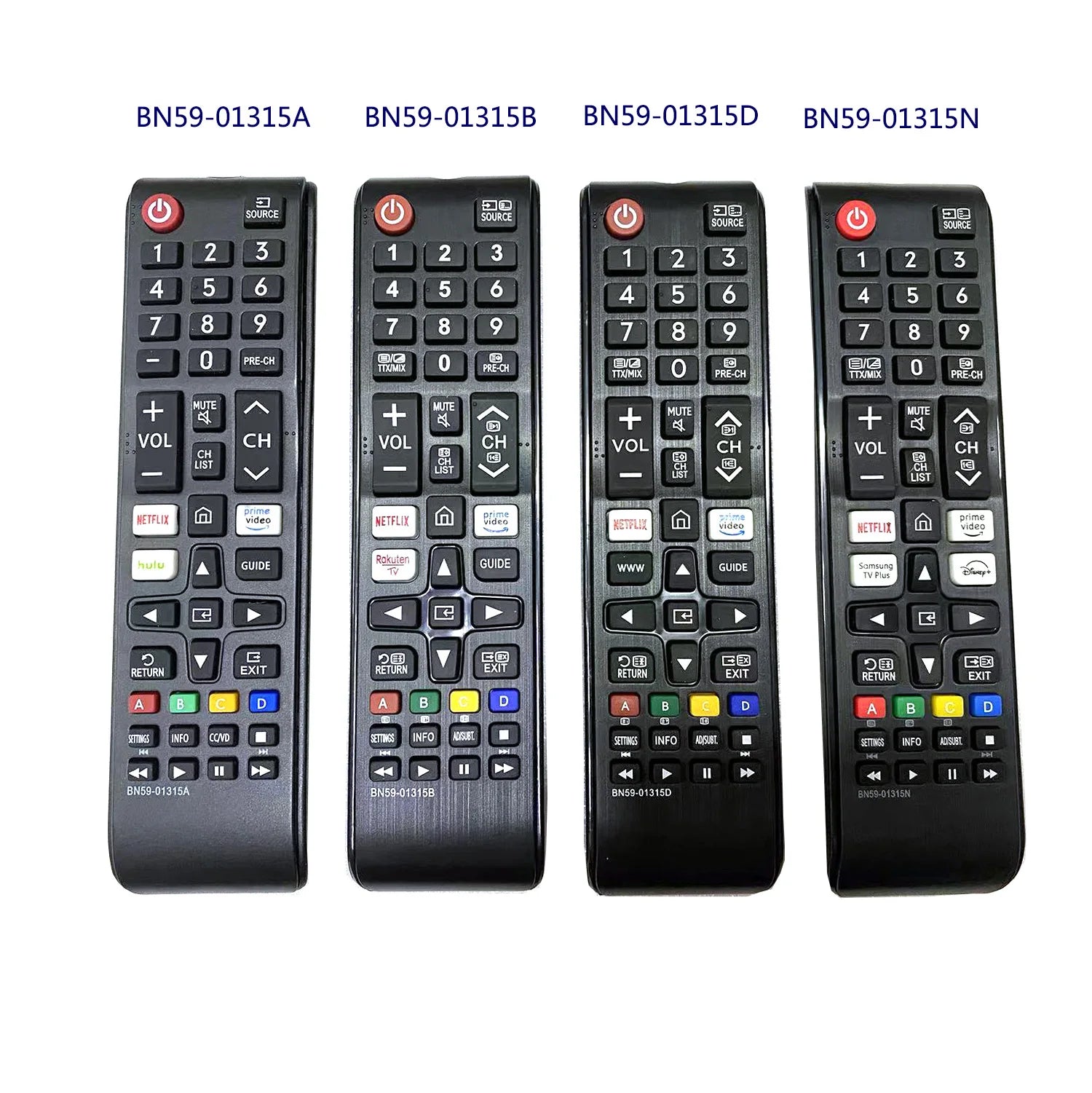 Samsung Smart TV Remote Control – Compatible with BN59-01315A, BN59-01315D, BN59-01315B, BN59-01315N & TU-7000 Series