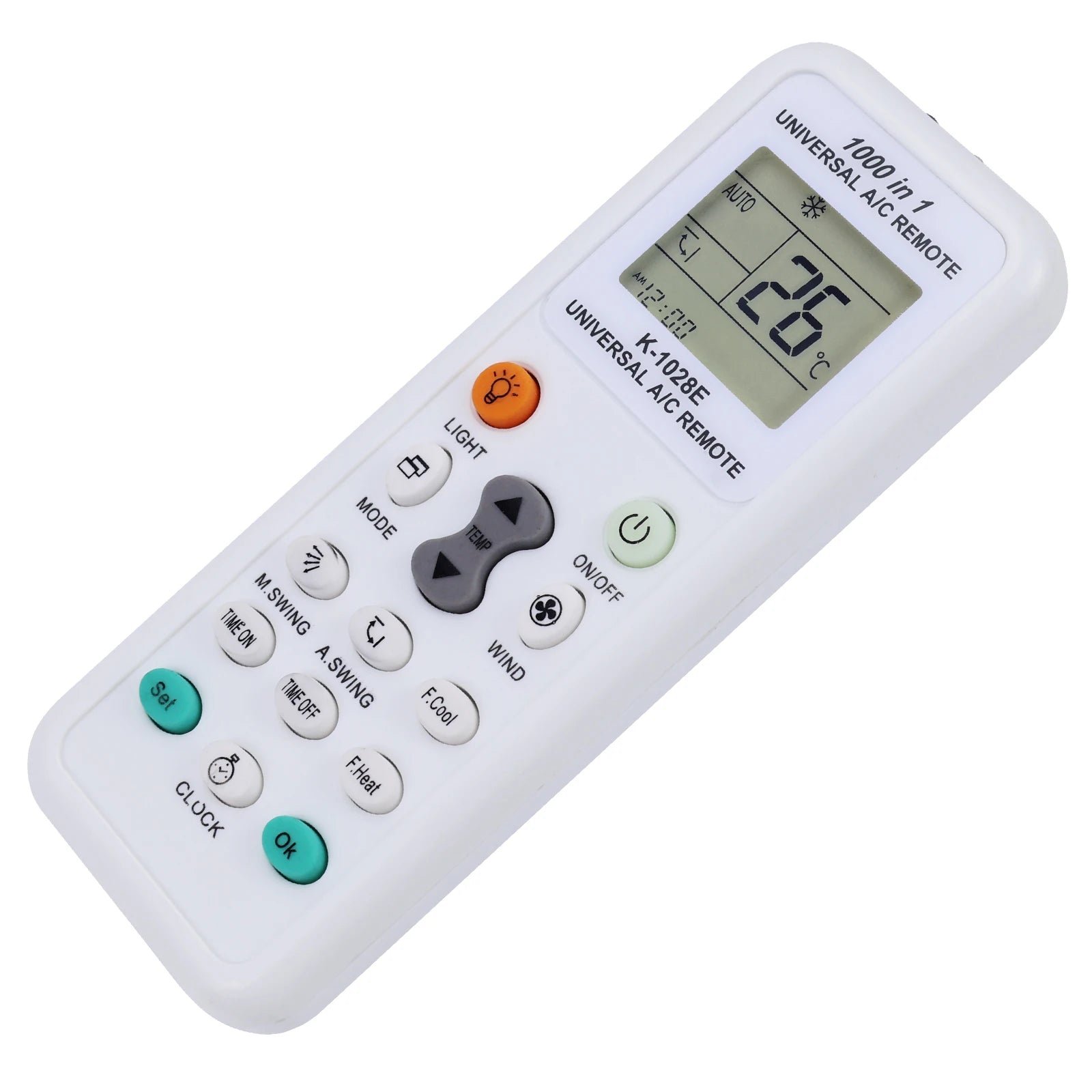 Universal Air Conditioner Remote Control for LG Gree Midea Toshiba Haier Daikin Hitachi Sharp Panasonic Samsung Sanyo Hisense Fu