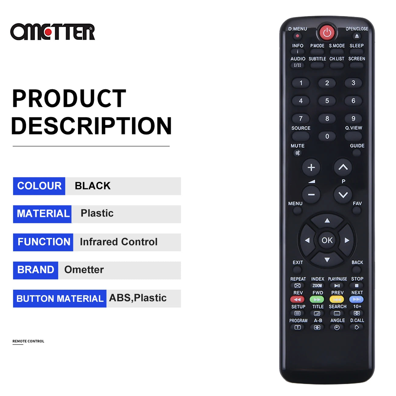 HTR-D06A for Haier TV Remote Control LE22G610CF LE24G610CF LE29C810CF LET32C800HF LET39C800 LET50C800HF