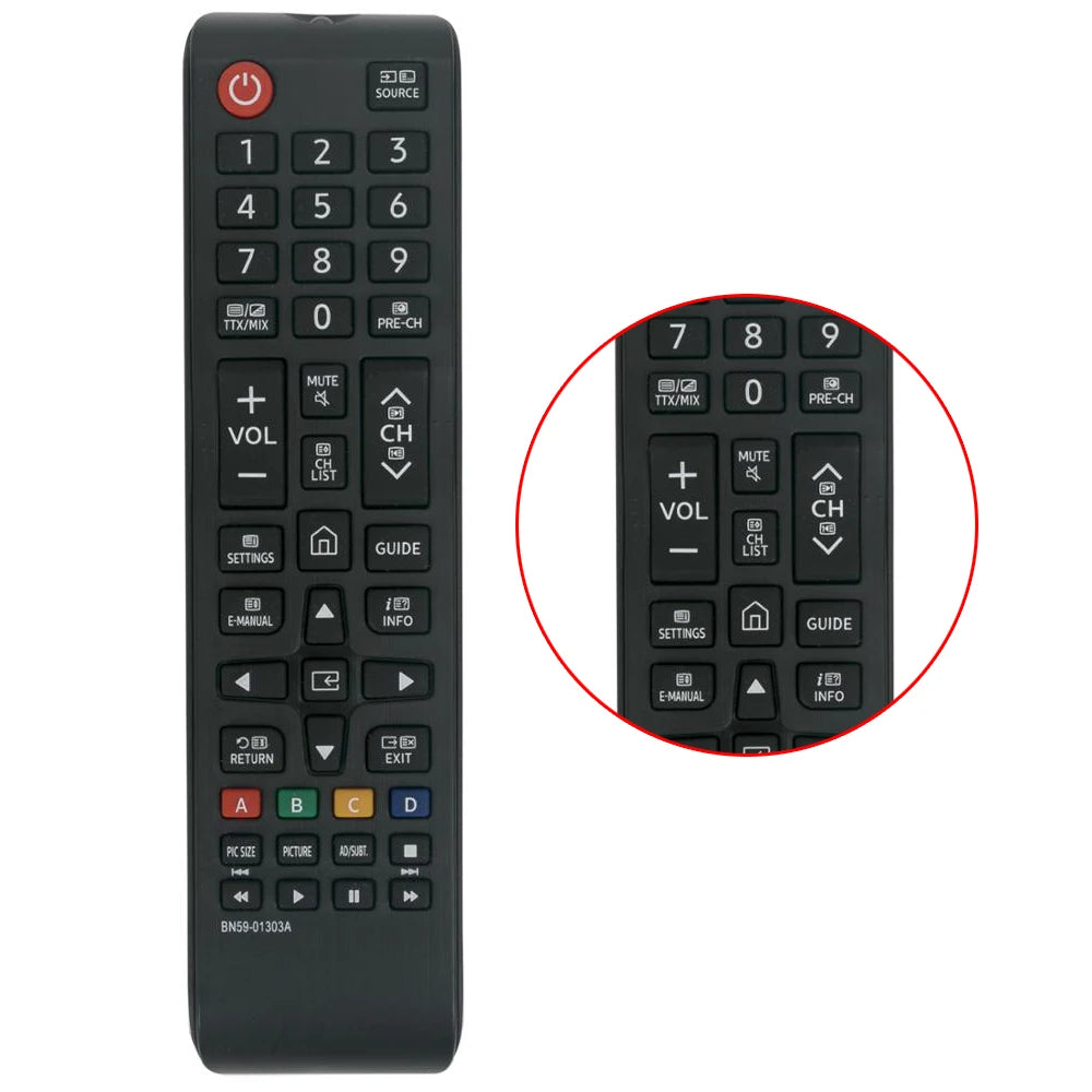 BN59-01303A Replaced Remote Control for Samsung UHD TV UE43NU7170 UE40NU7199 UE50NU7095