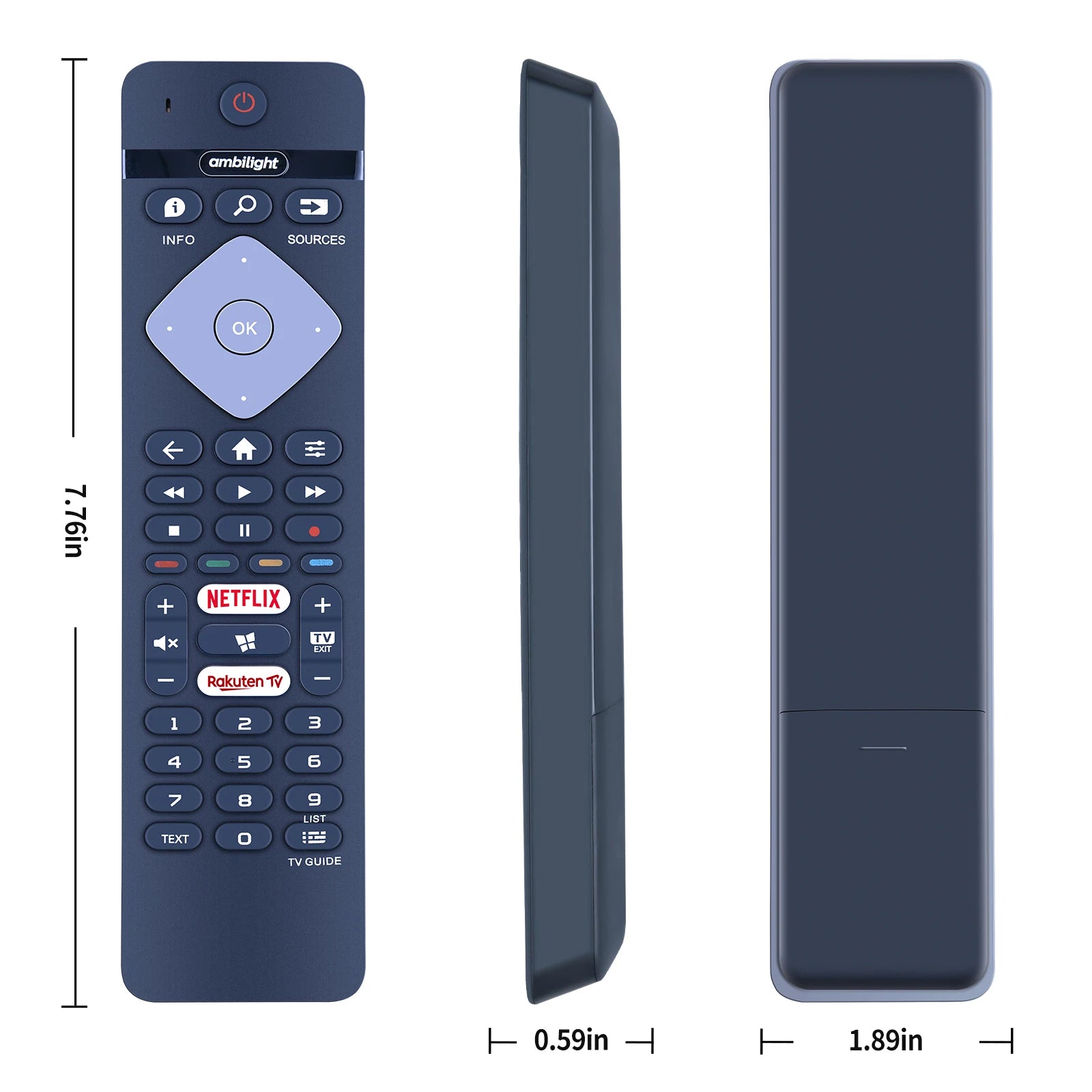 BRC0884402/01 Remote Control for Philips Ambilight 4K Smart LED TVs