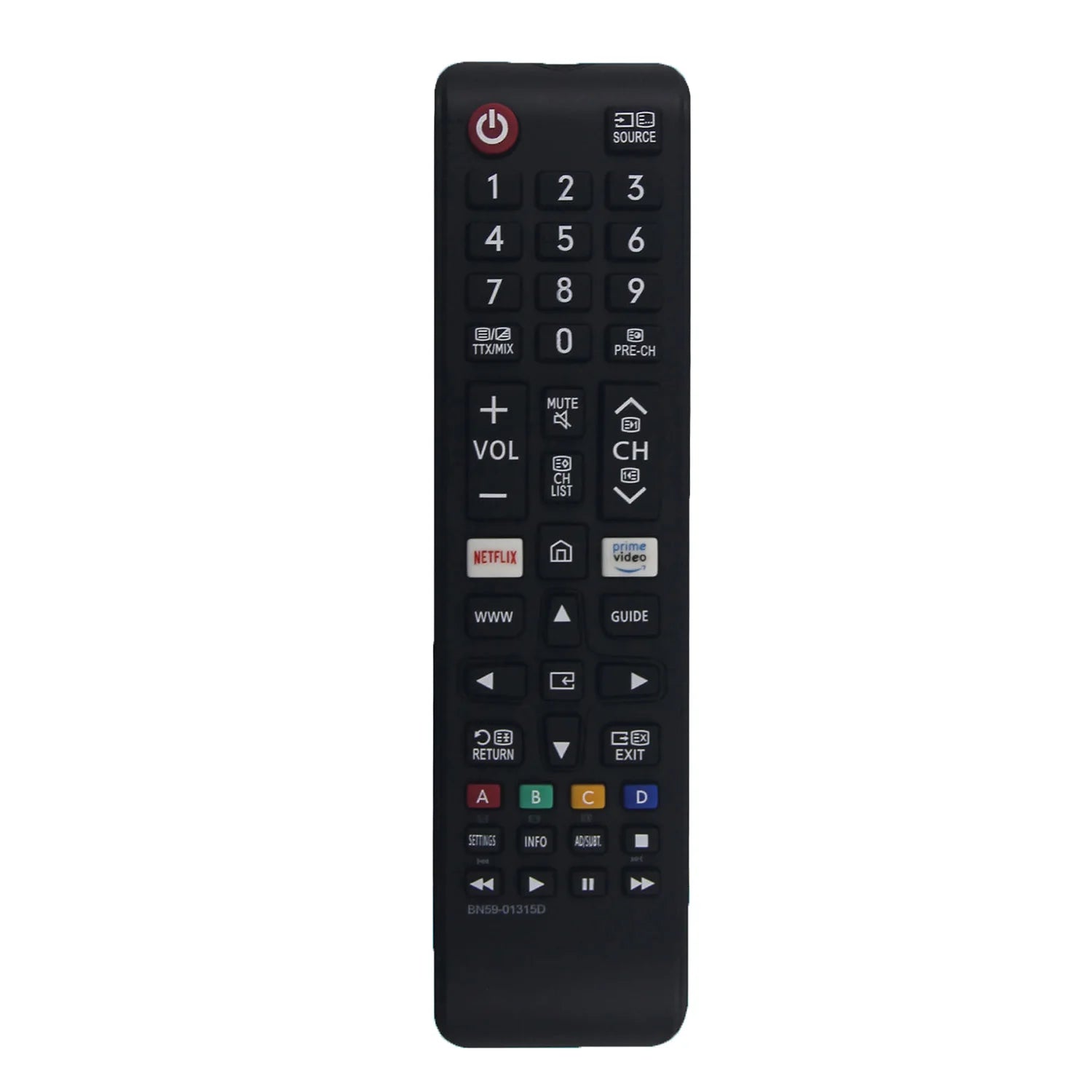 Samsung Smart TV Remote Control – Compatible with BN59-01315A, BN59-01315D, BN59-01315B, BN59-01315N & TU-7000 Series